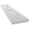 Ekena Millwork Americraft 3-Board Wood 2 Equal Panel Frmd Board-n-Batten Shutters w/Dbl Z-Bar, ARW102BF311X68WHH, PR ARW102BF311X68WHH - alternate 2